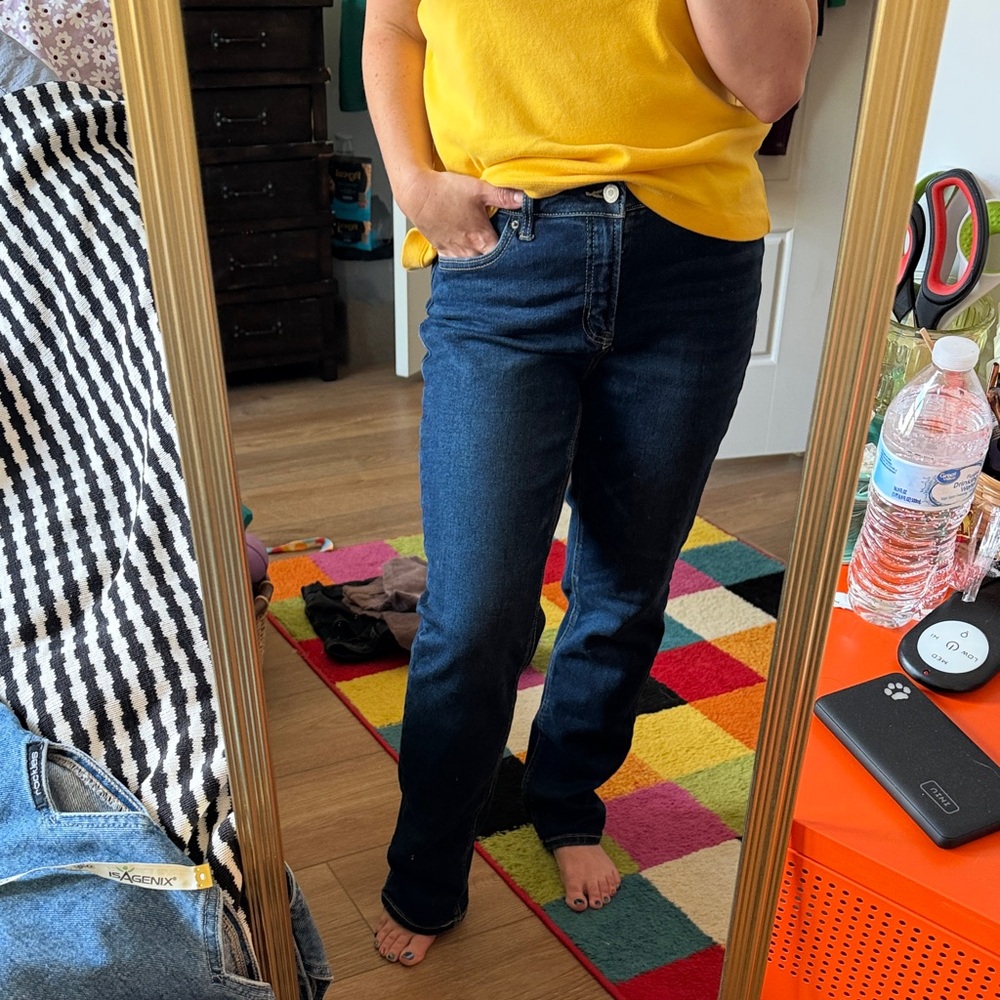 Dark wash jeans
